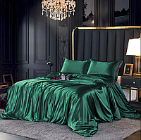 Якісна фабрична атласна постільна білизна Полуторний розмір