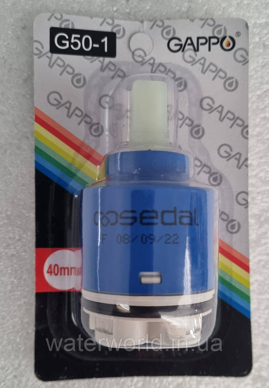 Kартридж для змішувача 40 мм SEDAL Gappo G50-1 на ніжці, фото 1
