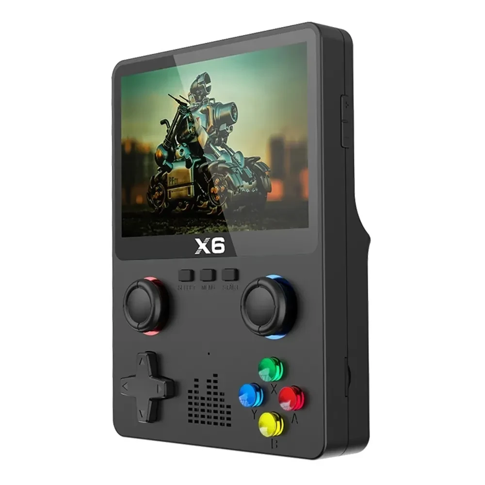 Портативна ігрова консоль-приставка GAME COMSOLE X6, 3,5" IPS-екран, 10000 ігор 11 платформ, 2000 mAh