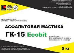 Мастика асфальтова ГК-15 Ecobit відро 5,0 кг ДСТУ Б В.2.7-108-2001