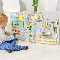Розвиваюча ігрова дошка Бізіборд 50*80 см гігант busyboard для малюка