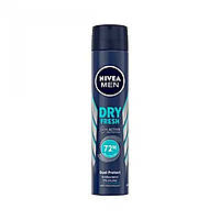 Мужской дезодорант NIVEA dry fresh desodorante men 200 ml spray Доставка від 14 днів - Оригинал