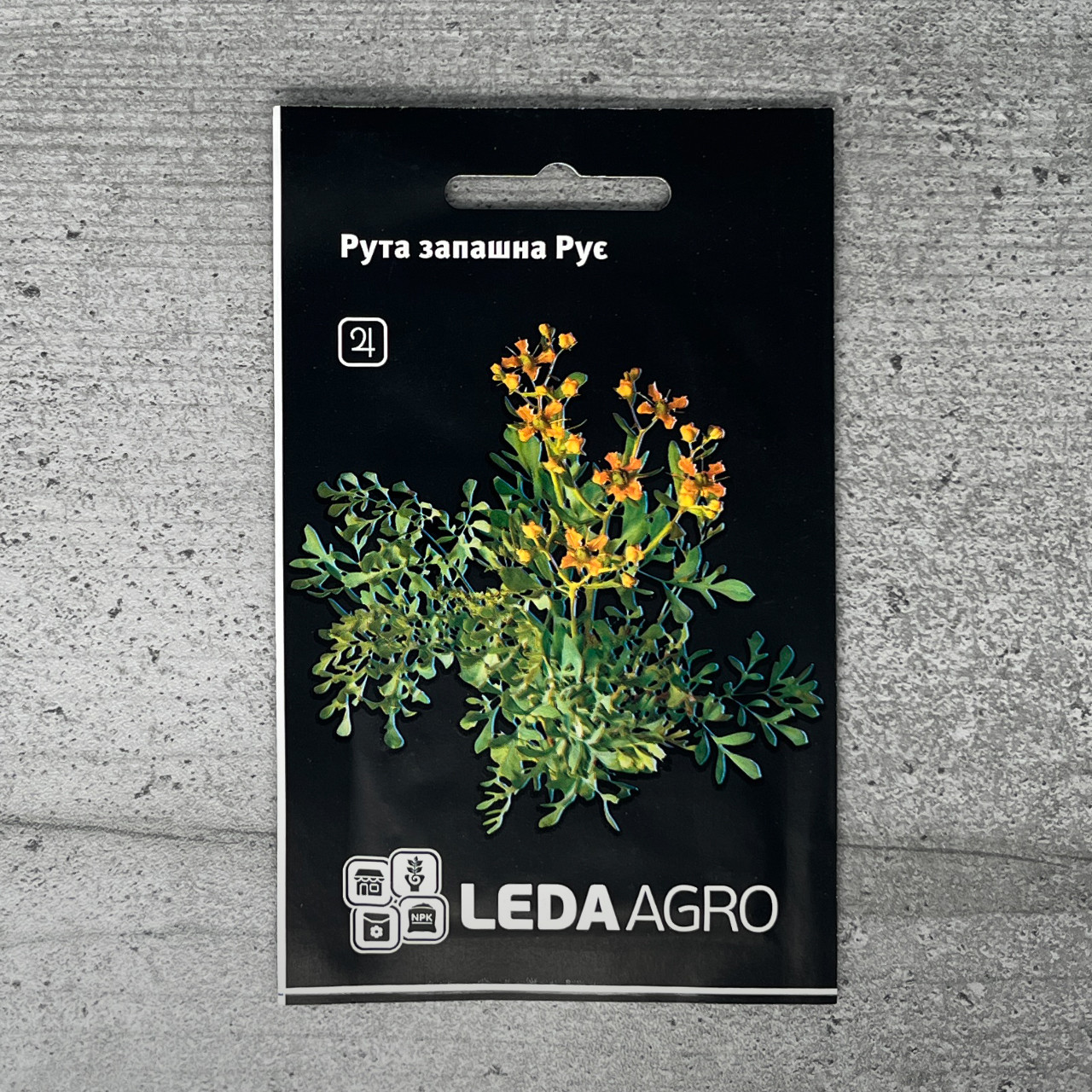 Рута запашна Рує 0,2 г насіння пакетоване Leda Agro