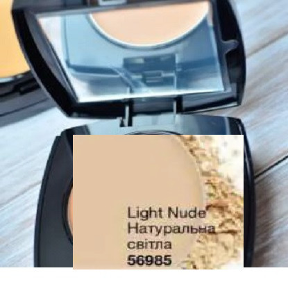 Компактна крем-пудра для обличчя AVON True , 9 г Light Nude/Натуральна світла