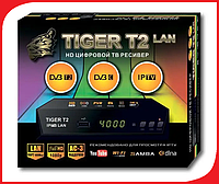 Т2 тюнер TIGER IPTV Цифровий ефірний Т2, FullHD HDMI USB YOUTUBE