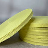 Кіперна стрічка 1 см, Біла, (х.б.)., фото 6