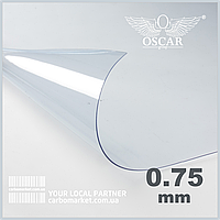 Монолітний полікарбонат 2050Х1250Х0.75 мм прозорий TM OSCAR-PR Solid (ОСКАР-Преміум) Сербія