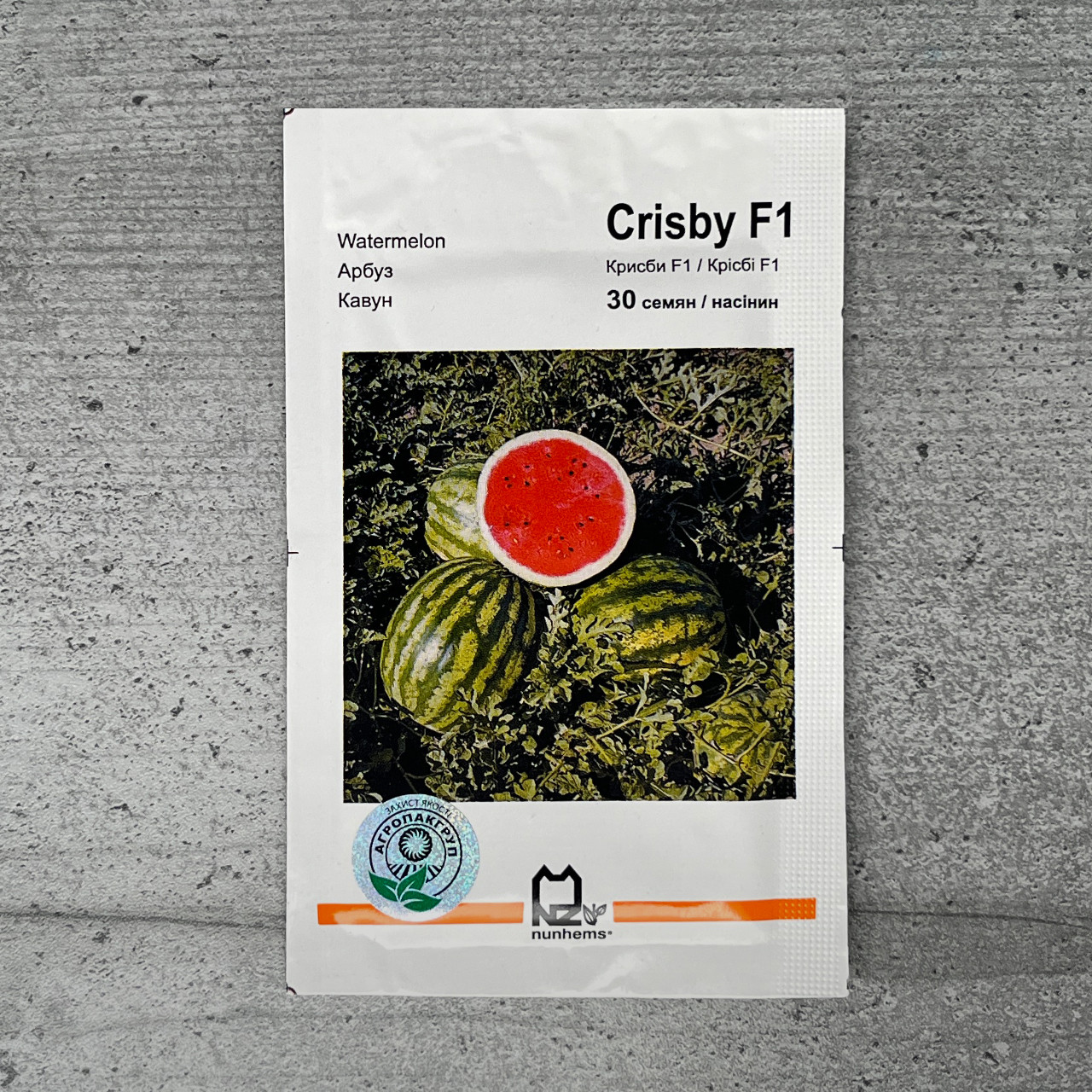 Кавун Крісбі F1 30 шт насіння пакетоване Агропак, фото 1