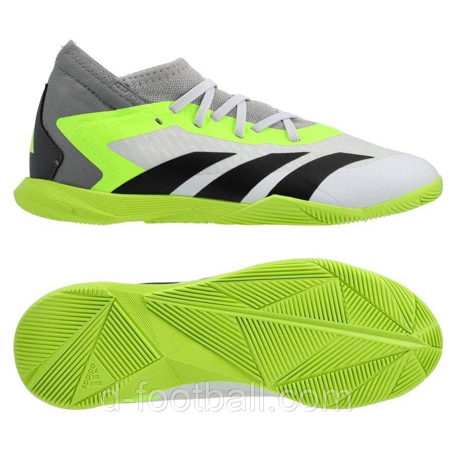 Дитячі футзалки Adidas Predator Accuracy.3 IN Jr IE9449, Білий, Розмір (EU) — 29