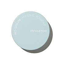 Бесцветная матирующим сыпучая пудра Innisfree No Sebum Mineral Powder, 5г