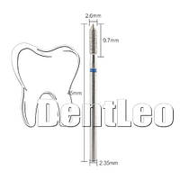 БОР АЛМАЗНИЙ СИНІЙ 2,6 ММ Х 9,7 ММ - В011