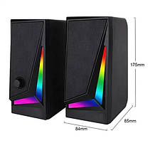 Колонки комп'ютерні MUSIC DJ MJ-100A 8864, чорні, фото 3