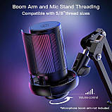 Мікрофон ігровий Gaming Microfone 8765 з фільтром, чорний, фото 3