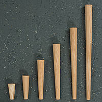Ножки для мебели конусные, опоры деревянные H.750 D.45-25