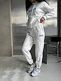 Спортивний костюм-двійка з принтом на флісі жіночий (42-46, 48-52р.) P10038, фото 9