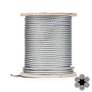 Трос сталевий оцинкований 10 мм/50м