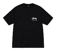 Мужская футболка Stussy Dover Street Market London чёрная Стусси унисекс