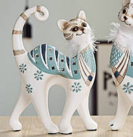 Фігурка з полістоуну Біла кішка 23*6,5*13 Декоративні статуетки