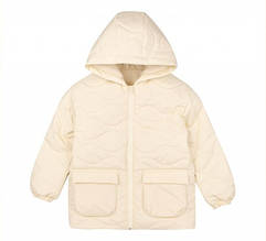 КУРТКА плащівка КТ315 дівчинка ОСЕНЬ 2023, 140, молочний