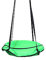 Качели подвесные для детей и взрослых, гнездо аист Light green (салатовый) KK-01LGR топ