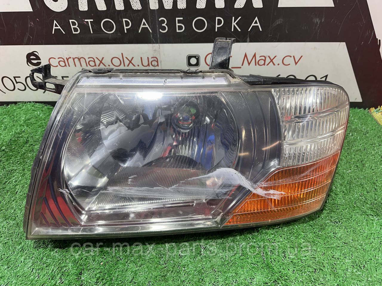 Фара Ліва Mitsubishi Pajero Wagon III 00-07 б/у Оригінал ДЕФЕКТ ДЛЯ ЗСУ 50% СКІДКА, фото 1
