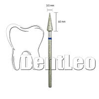 БОР АЛМАЗНИЙ СИНІЙ 3.5 ММ Х 10 ММ - В015