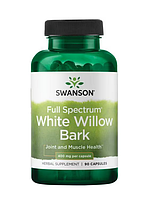 Кора білої верби (White Willow Bark) від Swanson, 400мг, 90 капсул