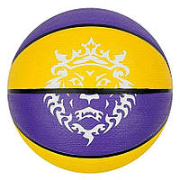 Мяч баскетбольный Nike Playground 2.0 8P L James Deflated Court Purple/Amarillo/Black/White размер 7 хит