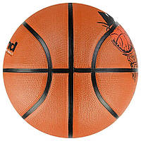 Мяч баскетбольный Nike Everyday Playground 8P GRAPHIC DEFLATED AMBER/WHITE/BLACK/BLACK размер 5 (Оригинал)