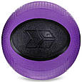 М'яч медичний медбол Medicine Ball GI-2620-1 1кг фіолетовий-чорний топ, фото 3