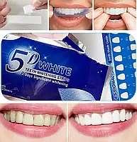 Відбілюючі смужки для зубів 5D White, 2 полоски