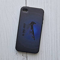 Чехол Apple iPhone 4 / iPhone 4S для телефона силиконовый Черный