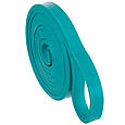 Гума для підтягувань (стрічка силова) UK-014 15-25кг бірюзовий топ, фото 3