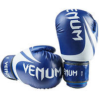 Перчатки боксерские Venum 12oz синий топ