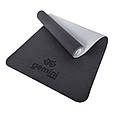 Килимок для фітнесу та йоги TPE+TC 6мм Gemini Pro GE-6GYBK топ, фото 2