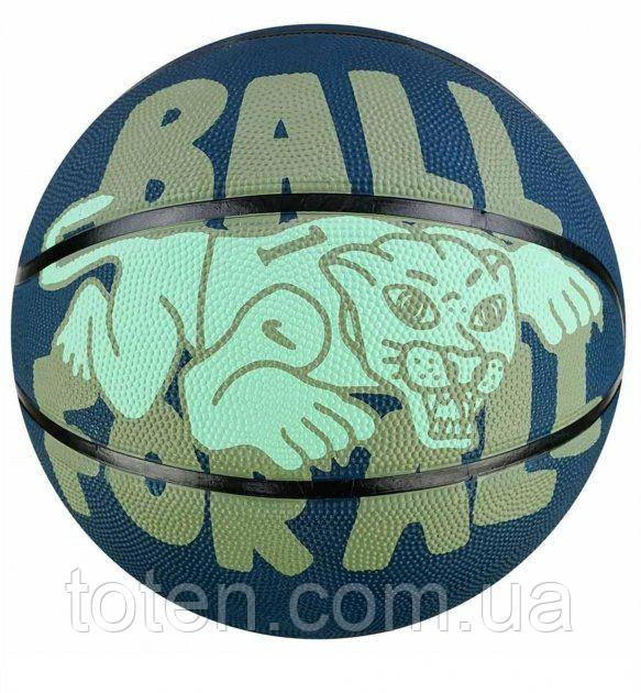 М'яч баскетбольний Nike Everyday Playground 8P GRAPHIC DEFLATED BLUE/ALLIGATOR/BLACK/GREEN розмір 7 топ, фото 1