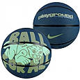 М'яч баскетбольний Nike Everyday Playground 8P GRAPHIC DEFLATED BLUE/ALLIGATOR/BLACK/GREEN розмір 7 топ, фото 2
