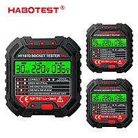 Тестер напряжения Habotest HT107D Pro Socket Tester Voltage Line Tester RCD Voltage LCD Display УЗО