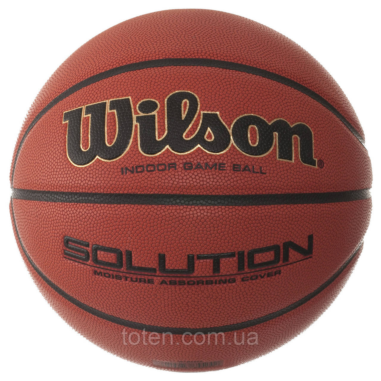 Мяч баскетбольный Wilson Solution FIBA size7 (Оригинал) топ - фото 2 - id-p2075691737