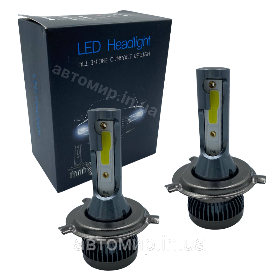 Комплект світлодіодних автоламп K3 H4 12-24v 5700K, фото 1