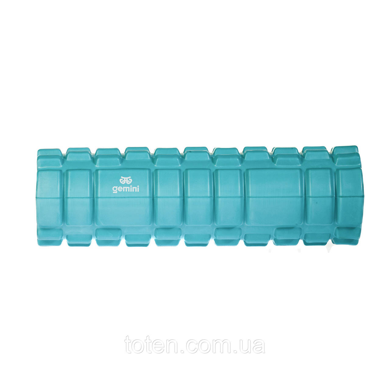 Ролер для занять йогою та пілатесом Gemini Hard GY-1999CYAN 30см*9,5см бірюзовий топ, фото 1