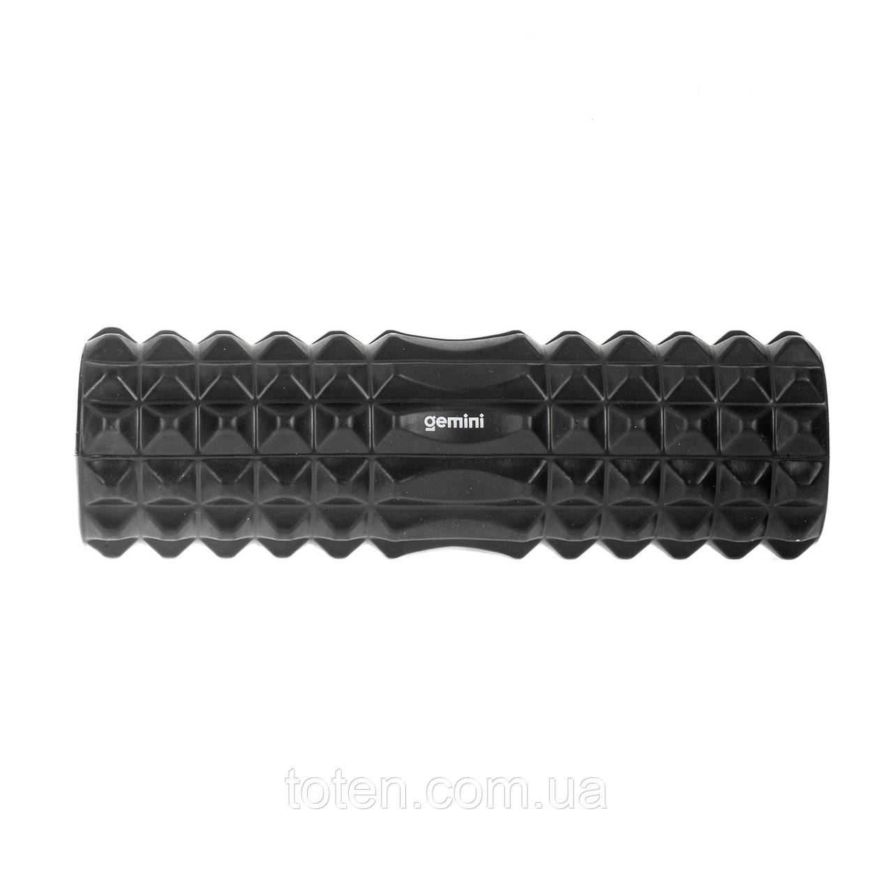 Ролер для занять йогою та пілатесом Gemini Hard GY-2000BK 30см*9,5см чорний топ, фото 1