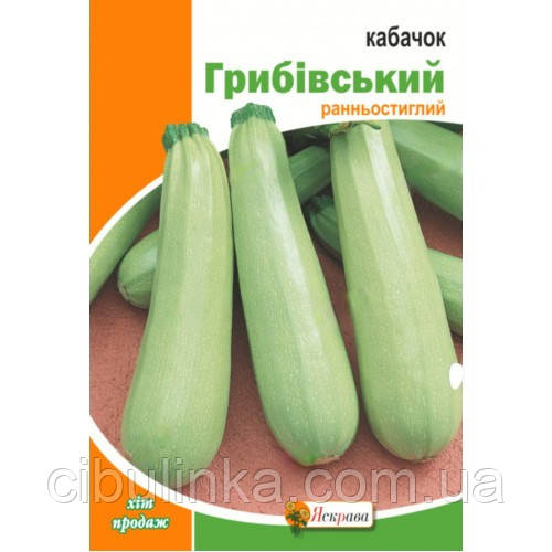 Насіння Кабачок Грибовський Яскрава 20 г