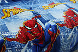 Плед велсофт (мікрофібра) 200х220см VL-FL1014 ТМ TAG Людина-павук (Spiderman), фото 4