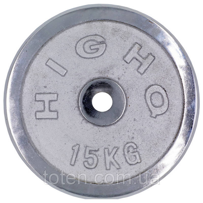 Диски хромовані GA-1433-15K 30мм 15кг топ, фото 1