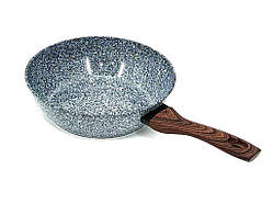 Сковорода 280мм з а/п покриттям ал. мармурове індукція 3005 ТМ А-ПЛЮС