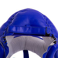 Шлем боксерский с бампером кожаный TWINS HGL10 Черный топ