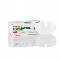 Пластир Dermafoil для кріплення пірсингу 6х7 см 100 шт