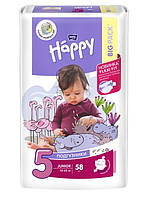 Подгузники детские Bella Baby Happy 5 (12-25 кг) 58 шт