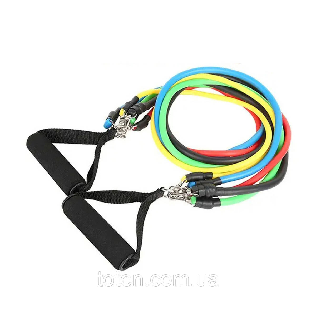 Еспандер трубчастий набори 5 джгутів Power Band G-8502 топ, фото 1